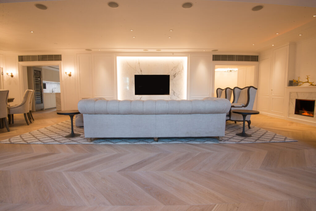 Chevron Parquet Flooring